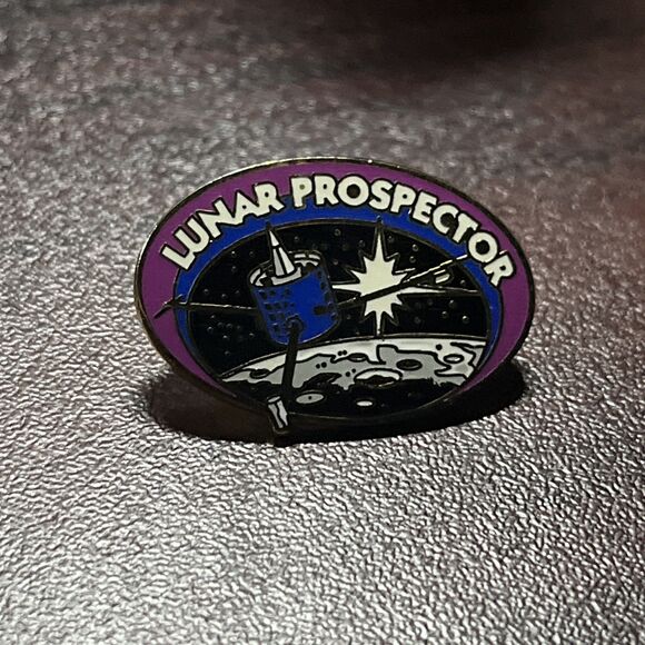 NASA‎ Lunar Prospector Spacecraft Lapel Hat Pin - Picture 1 of 3